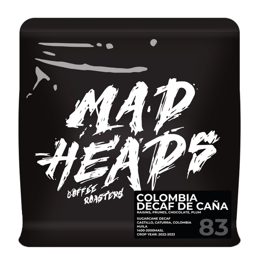 Кава в зернах, ТМ "Mad Heads" Colombia Decaf De Cana filter, 250 г
