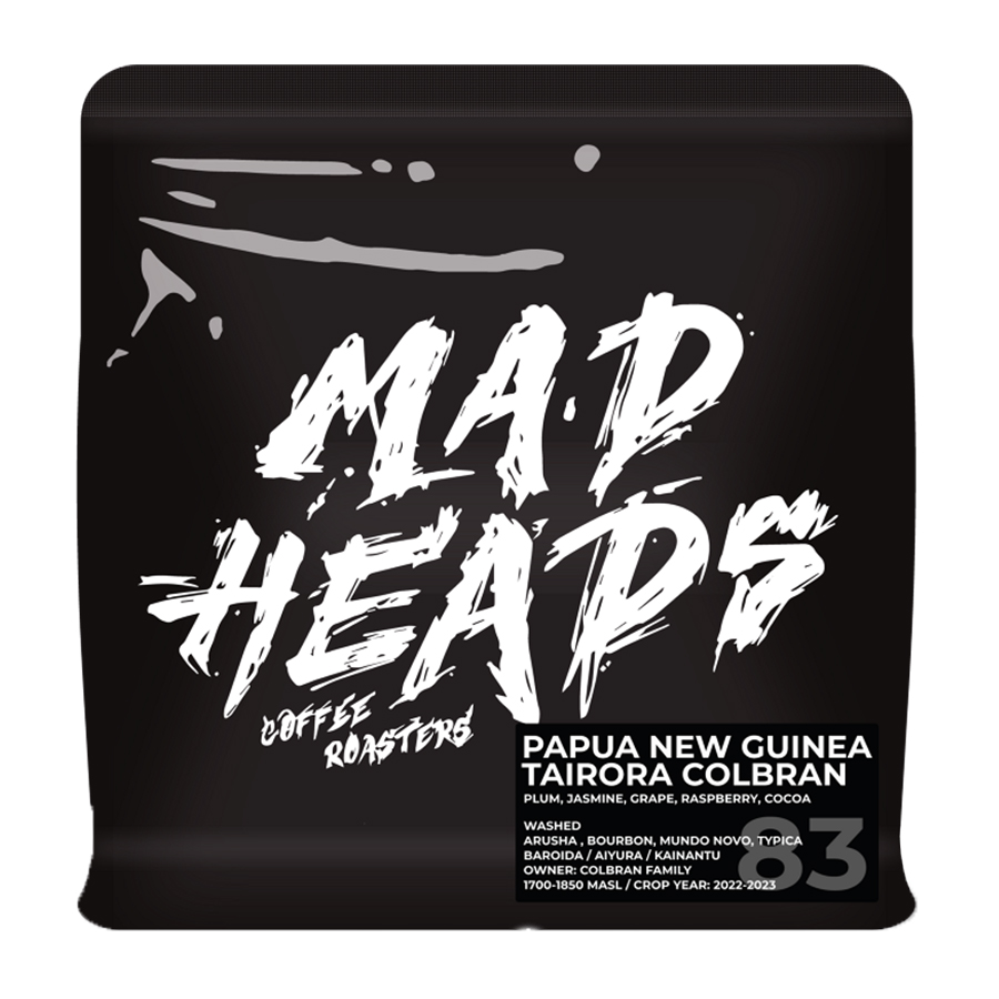 Кава в зернах, ТМ "Mad Heads" Papua New Guinea Tairora Colbran espresso, 1 кг