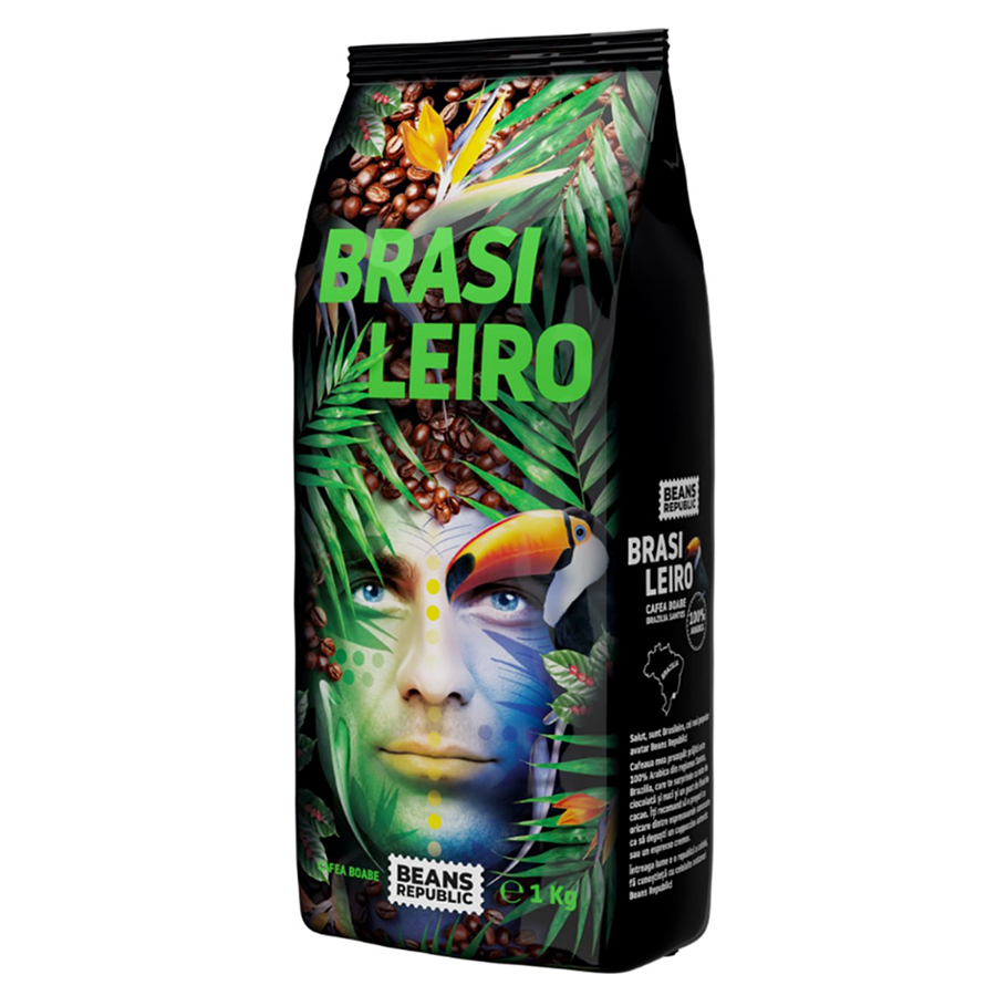Кава в зернах, ТМ "Beans Republic" Brasileiro, 1 кг