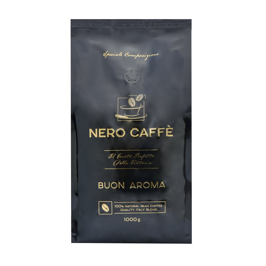  Кава в зернах, ТМ "Nero Caffe" Black Aroma, 1 кг