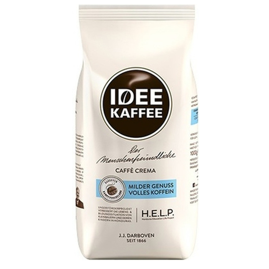 Кава в зернах, TM "J.J.Darboven" Idee Kaffee Caffe Crema 100% Арабіка , 1 кг