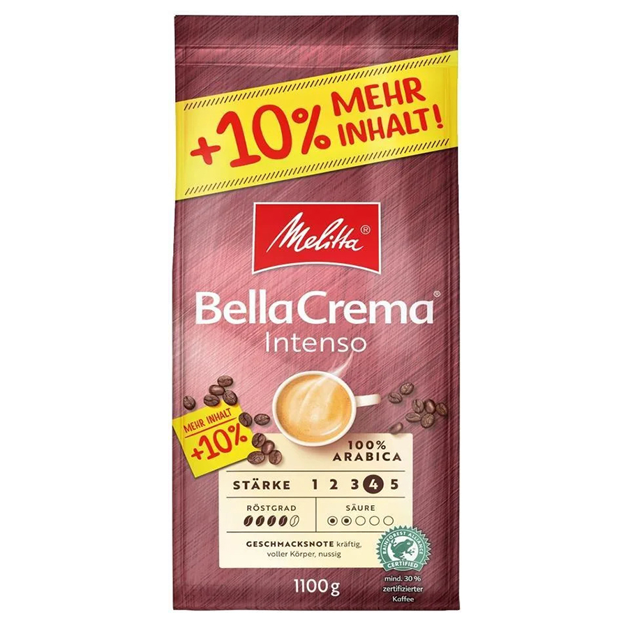 Кава в зернах, TM "Melitta" Bella Crema Intenso, 1 кг
