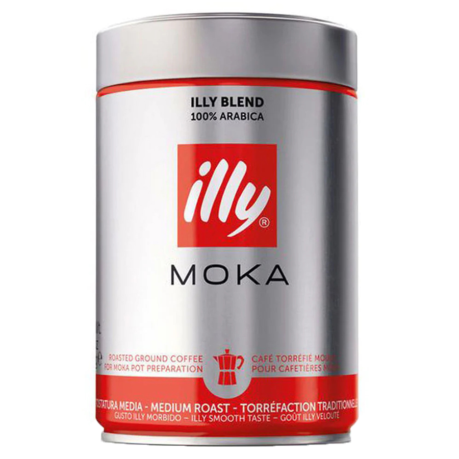 Кава мелена, ТМ "Illy" Classico Moka ж/б, 250 г