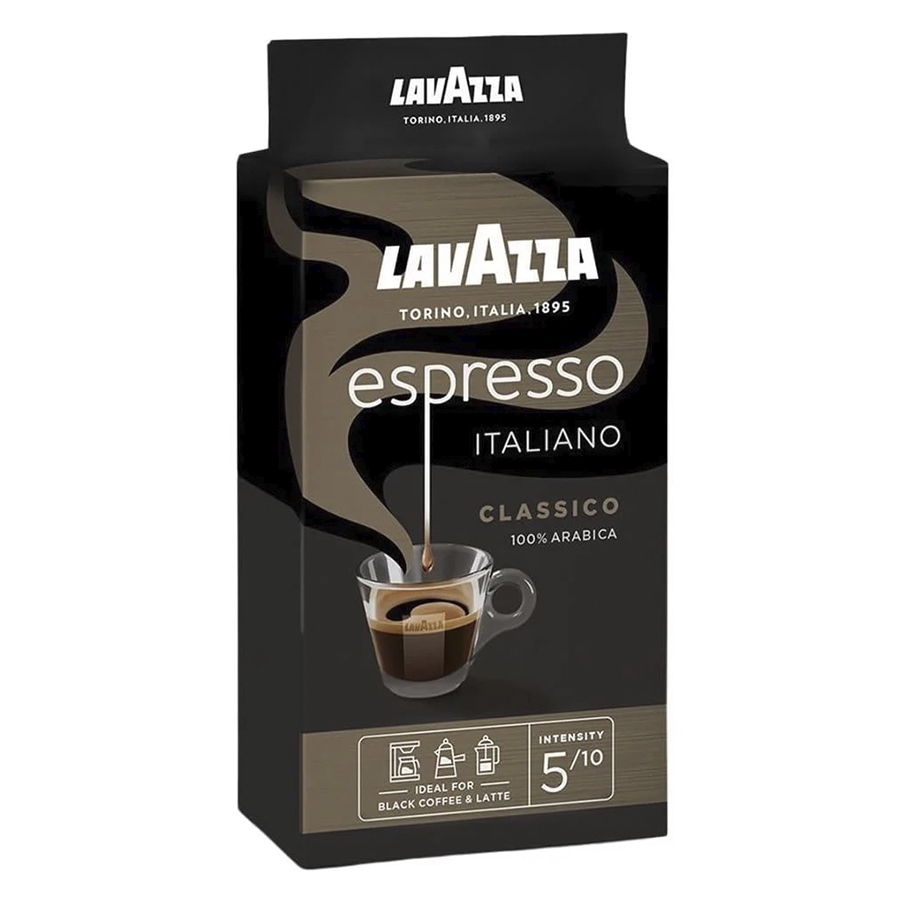 Кава мелена, ТМ "Lavazza" Espresso Italiano Classico 100% Арабіка, 250 г