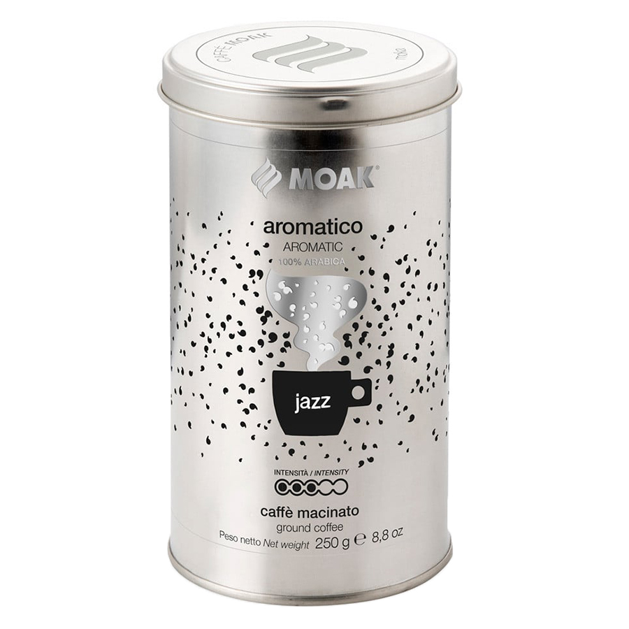 Кава мелена, ТМ "Moak" Aromatico Jazz 100% Арабіка ж/б, 250 г