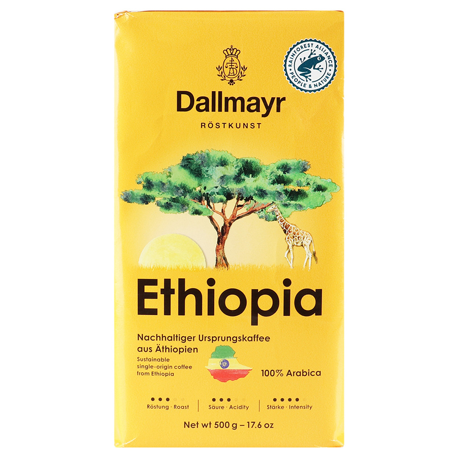 Кава мелена, ТМ "Dallmayr" Ethiopia 100% Арабіка, 500 г