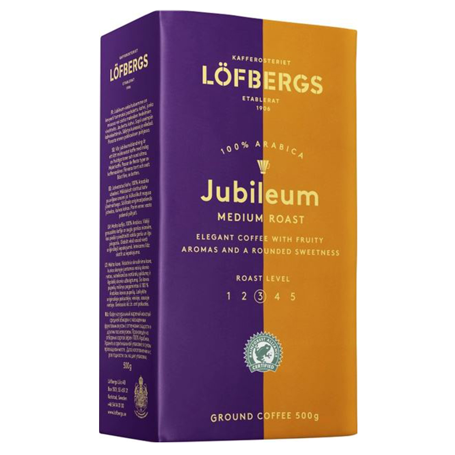 Кава мелена, ТМ "Lofbergs" Jubileum Medium Roast 100% Арабіка, 500 г