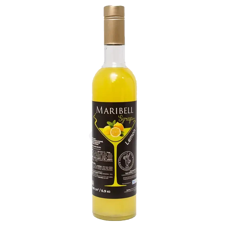 Сироп, ТМ "Maribell" Лимон, 700 мл