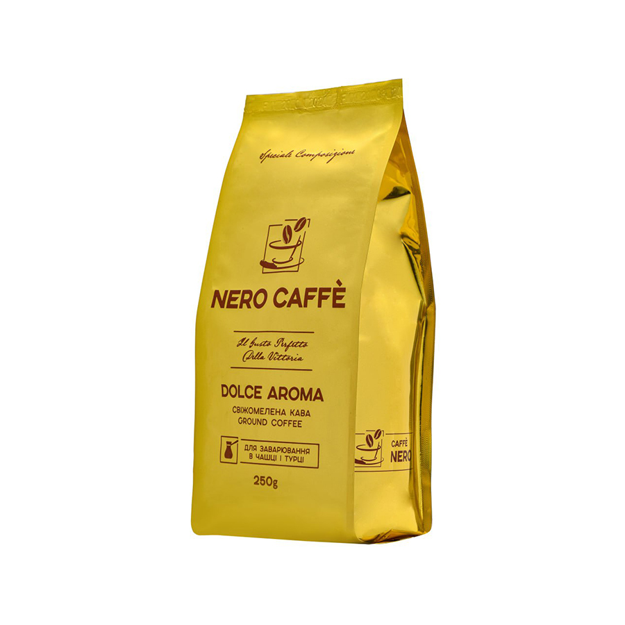  Кава мелена, ТМ "Nero Caffe" Dolce Aroma, 250 г