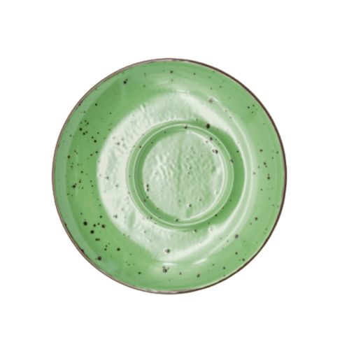 Блюдце exc., ТМ "INKER" Iris dots green, 14 см