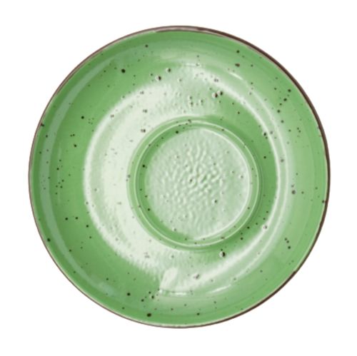 Блюдце exc., ТМ "INKER" Iris dots green, 16 см