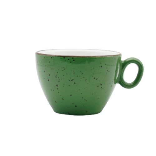 Чашка, ТМ "INKER" Luna iris dots green, 350 мл