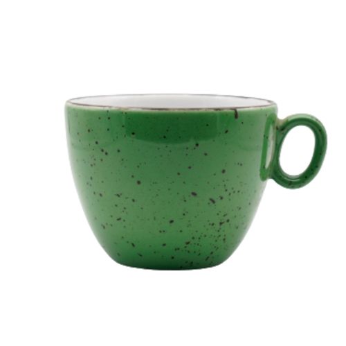 Чашка, ТМ "INKER" Luna iris dots green, 500 мл