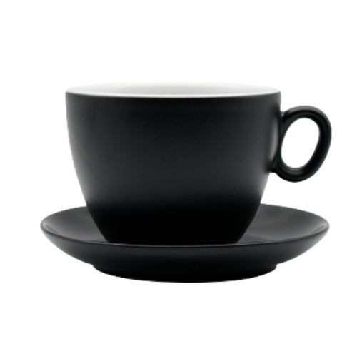 Чашка з блюдцем, ТМ "INKER" Black matt, 500 мл
