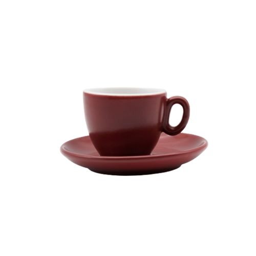 Чашка з блюдцем, ТМ "INKER" Bordeaux, 70 мл