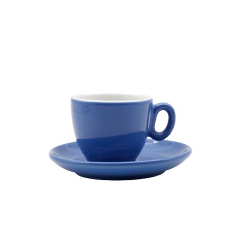 Чашка з блюдцем, ТМ "INKER" Electric blue, 70 мл