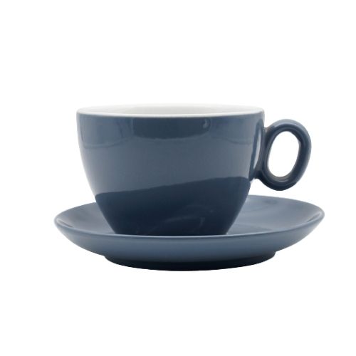 Чашка з блюдцем, ТМ "INKER" Grey, 350 мл