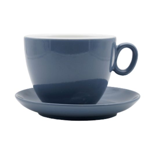 Чашка з блюдцем, ТМ "INKER" Grey, 500 мл