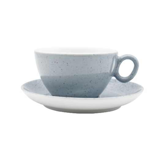 Чашка з блюдцем, ТМ "INKER" Sabbia blue, 250 мл