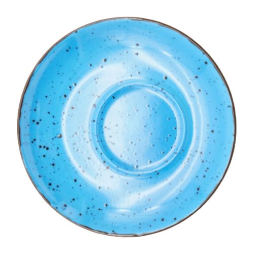 Блюдце exc., ТМ "INKER" Iris dots blue, 16 см