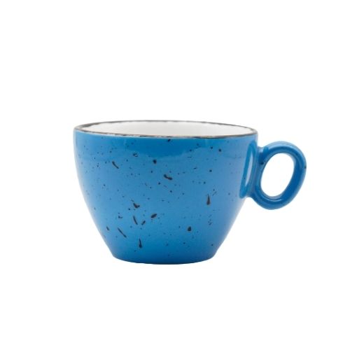 Чашка, ТМ "INKER" Luna iris dots blue, 350 мл