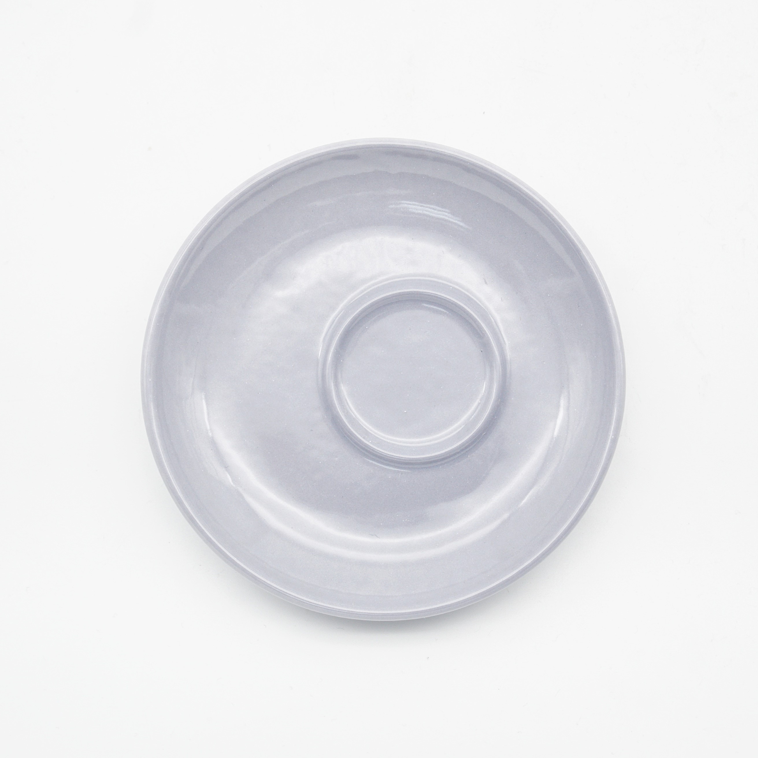 Блюдце exc., ТМ "INKER" Light grey, 12 см