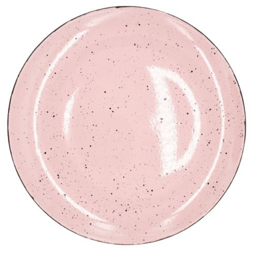 Тарілка плоска, ТМ "INKER" Iris dots pink, 26 см 	