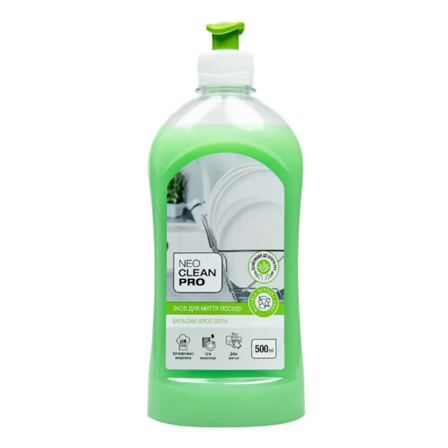 Засіб для миття посуду, ТМ "NeoCleanPro" Бальзам Алоє вера, 500мл