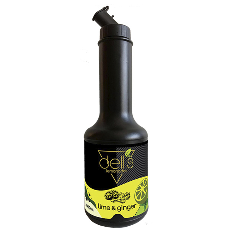 Фруктове пюре, TM "Dell's" (Lime & Ginger) Лайм та Імбир, 1 л