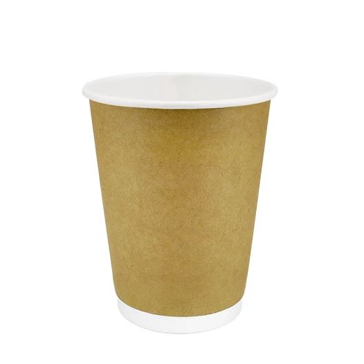Стакан паперовий двошаровий Ecocup Kraft, 270 мл, 25 шт