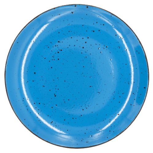 Тарілка плоска, ТМ "INKER" Iris dots blue, 21 см