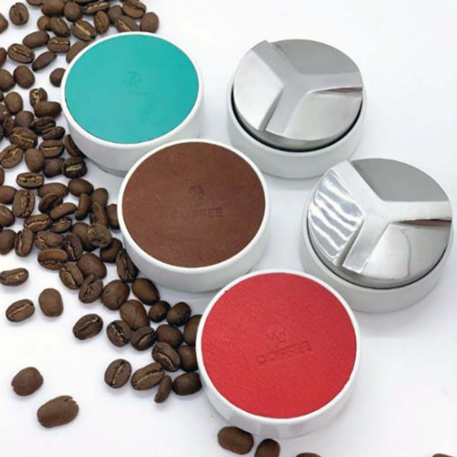 Темпер розрівнювач, TM "VD Coffee" Leather, в асортименті 53 мм, 54 мм, 57 мм, 58 мм