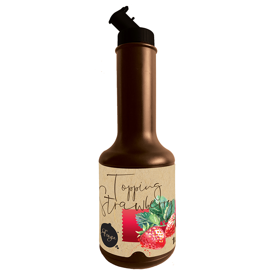 Топінг, ТМ "Dell's"  (Strawberry) Полуниця, 1 л
