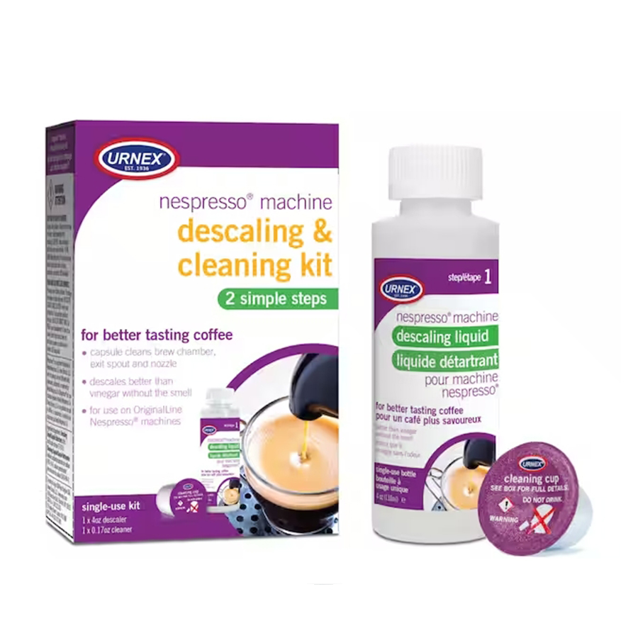 Одноразовий набір для чищення кавомашин Nespresso, TM "Urnex" видалення накипу та очищення